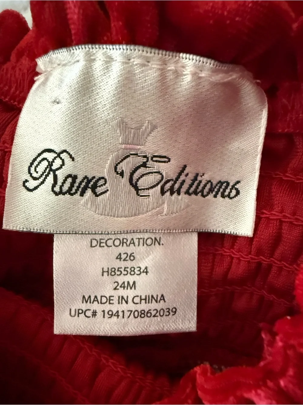 Rare Editions Red Velvet Heart Set | Perfect For Valentines Day 💌